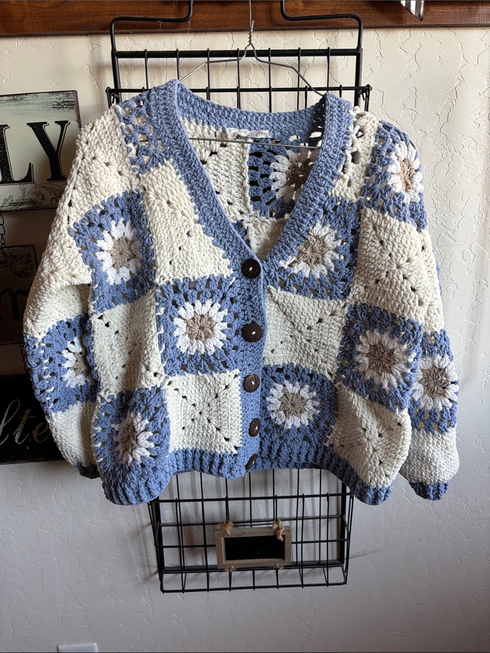 Boutique crochet sweater